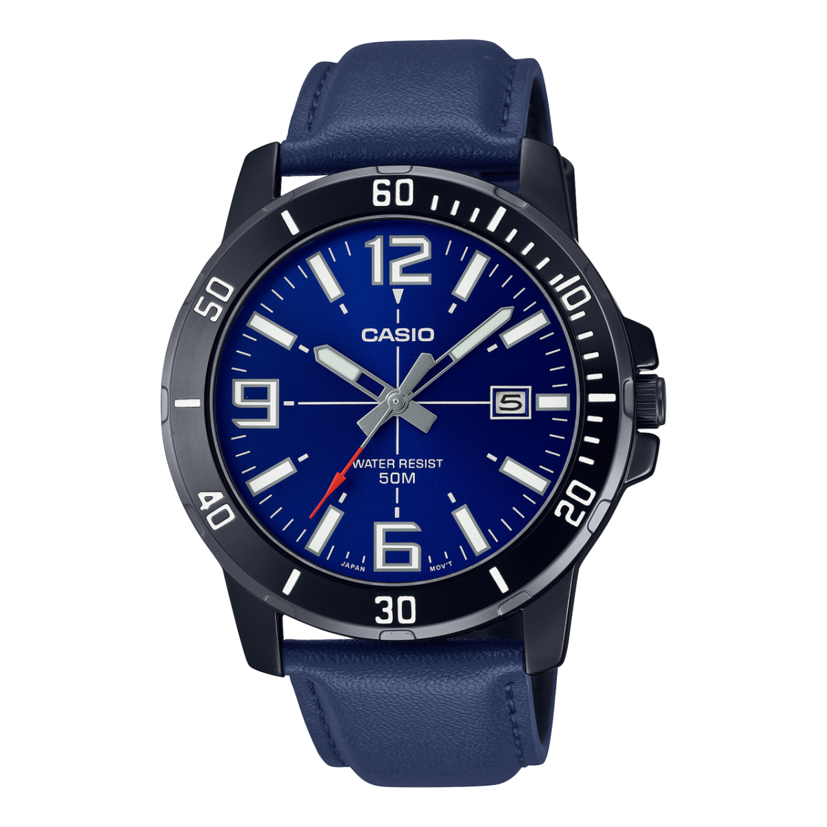 ساعت مچی مردانه کاسیو مدل CASIO-MTP-VD01BL-2BVUDF