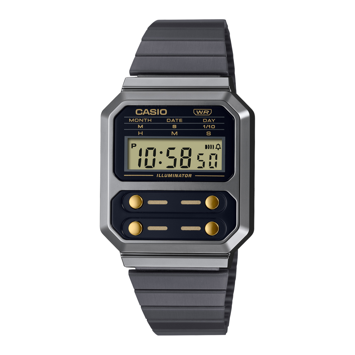ساعت مچی کاسیو مدل CASIO-A100WEGG-1A2DF