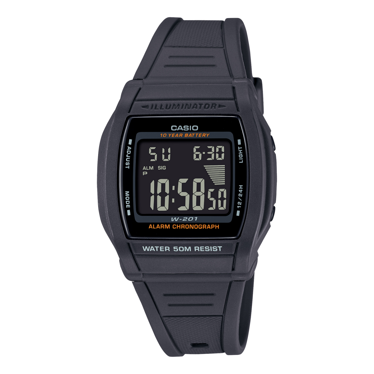 ساعت مچی مردانه کاسیو مدل CASIO-W-201-1BVDF