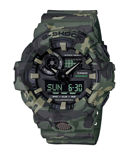 ساعت مچی مردانه G-SHOCK کاسیو مدل CASIO - GA-700CM-3ADR