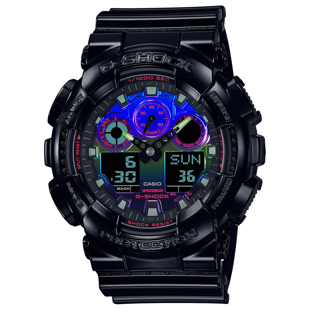 ساعت مچی مردانه کاسیو G-SHOCK مدل GA-100RGB-1ADR
