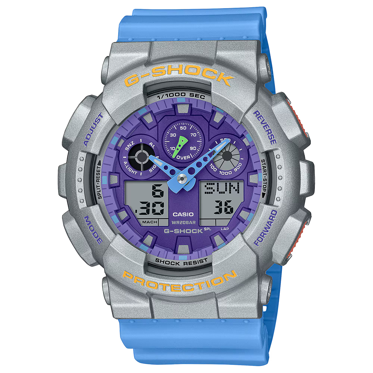 ساعت مچی مردانه کاسیو G-SHOCK مدل GA-100EU-8A2DR