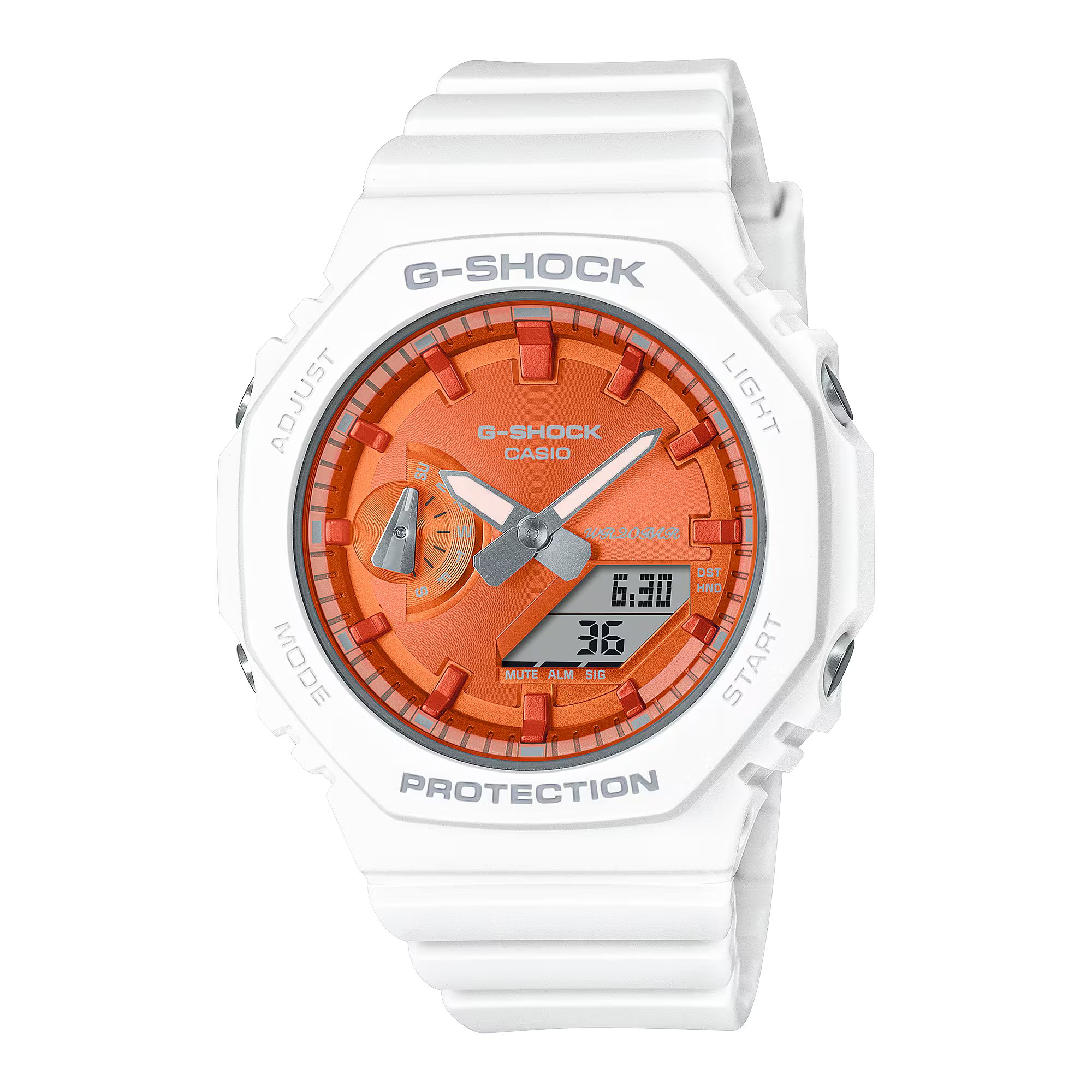 ساعت مچی زنانه G-SHOCK سایز متوسط مدل GMA-S2100WS-7ADR