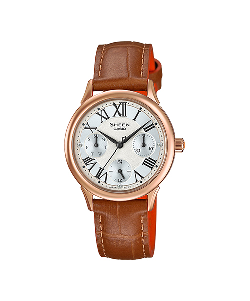 ساعت مچی زنانه SHEEN کاسیو مدل CASIO - SHE-3049PGL-7A